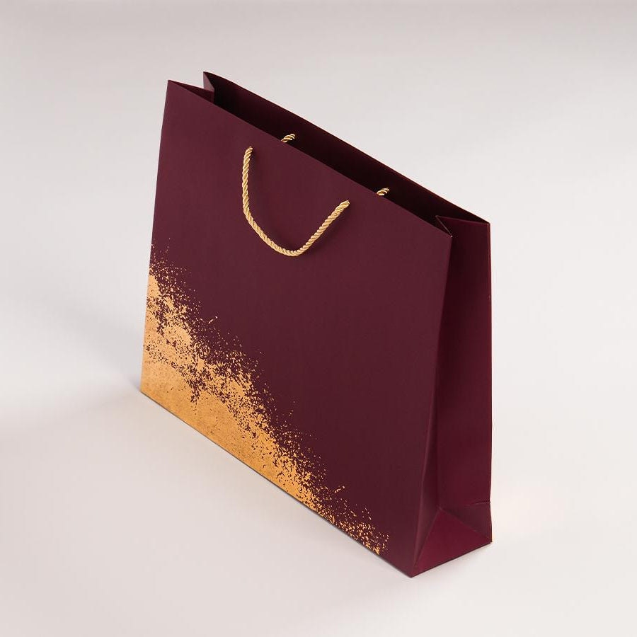 Golden Dust on Mulberry (Set of 5 Bags with 5 Gift Tags)