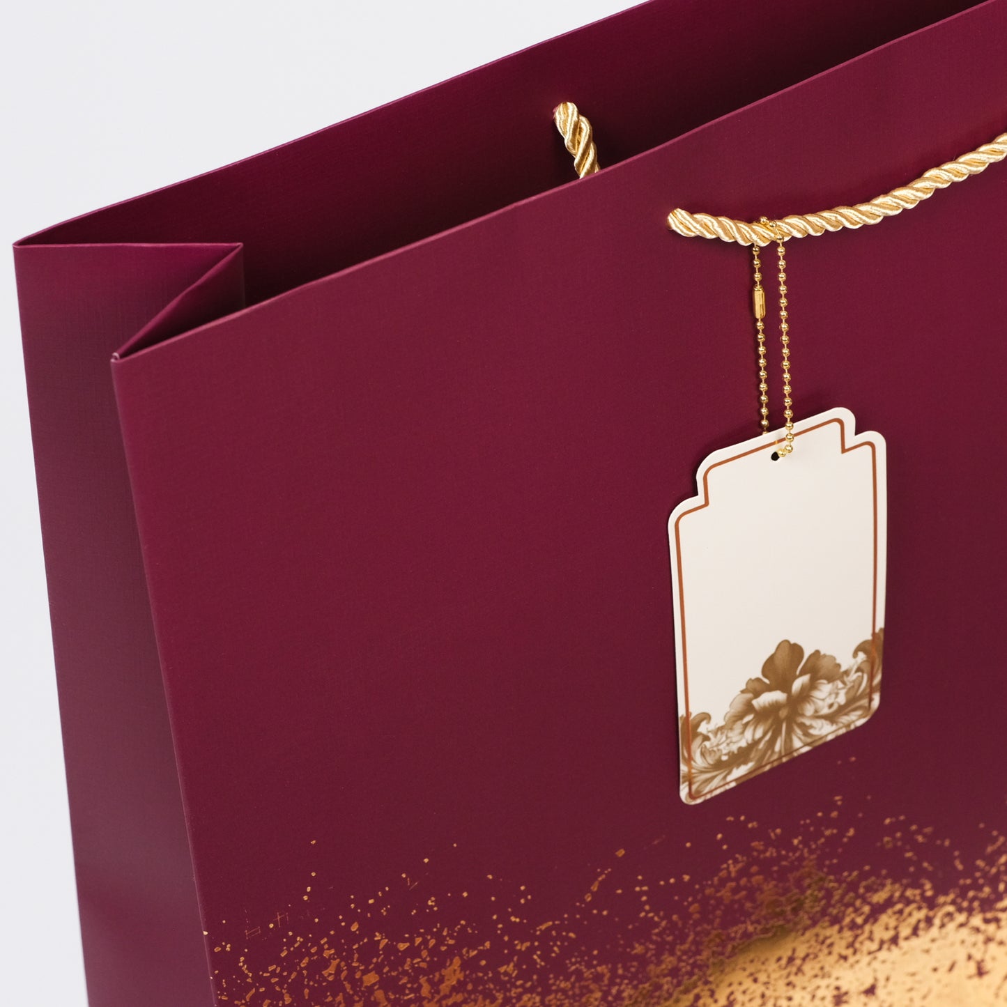 Golden Dust on Mulberry (Set of 5 Bags with 5 Gift Tags)
