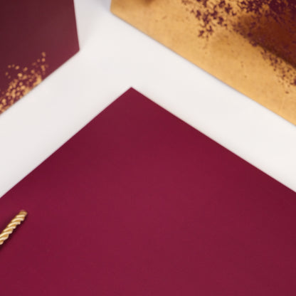 Golden Dust on Mulberry (Set of 5 Bags with 5 Gift Tags)