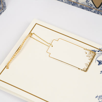 Elegant Floral Gift Bags (Set of 5 Bags with 5 Gift Tags)